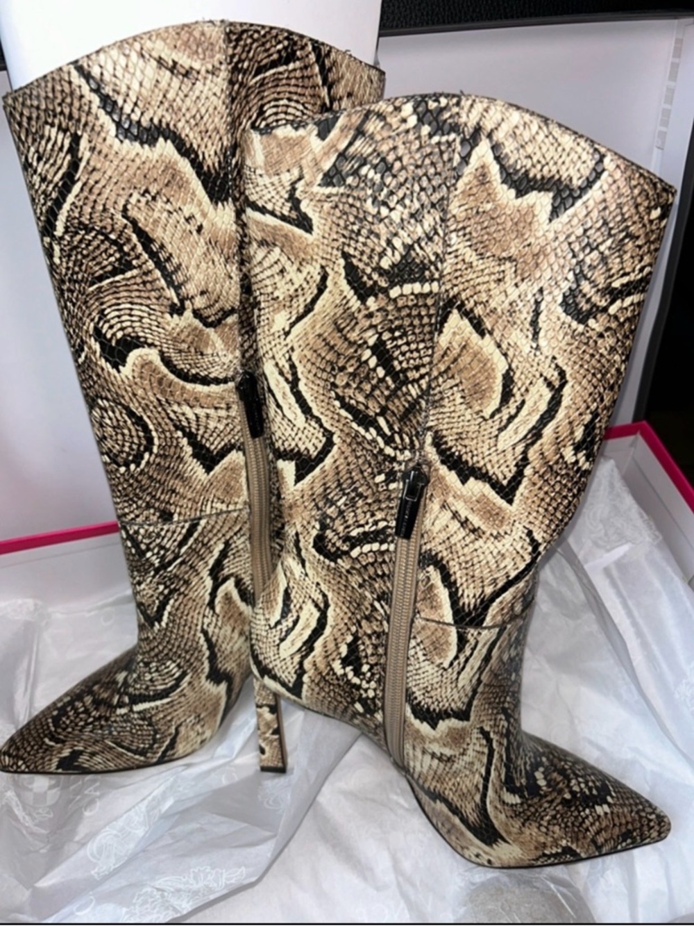 Vince Camuto snake boots